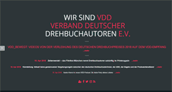 Desktop Screenshot of drehbuchautoren.de