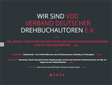 Tablet Screenshot of drehbuchautoren.de